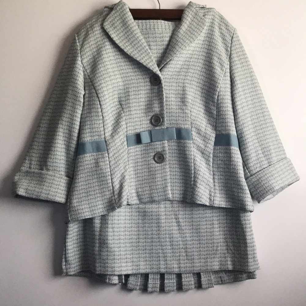 Courtenay Tweed Skirt Suit Set